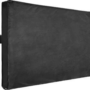 Elastic Outdoor TV Cover, Waterproof Oxford Fabric with Bottom Cover, Fits 22-70 inch Televisions