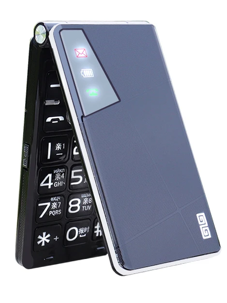 2.8" Dual Sim Card Elderly Big Push Button Flip Mobile Phone MP3 Unlocked Celular Wireless FM Torch 4050mah Clamshell CellPhone - Image 7