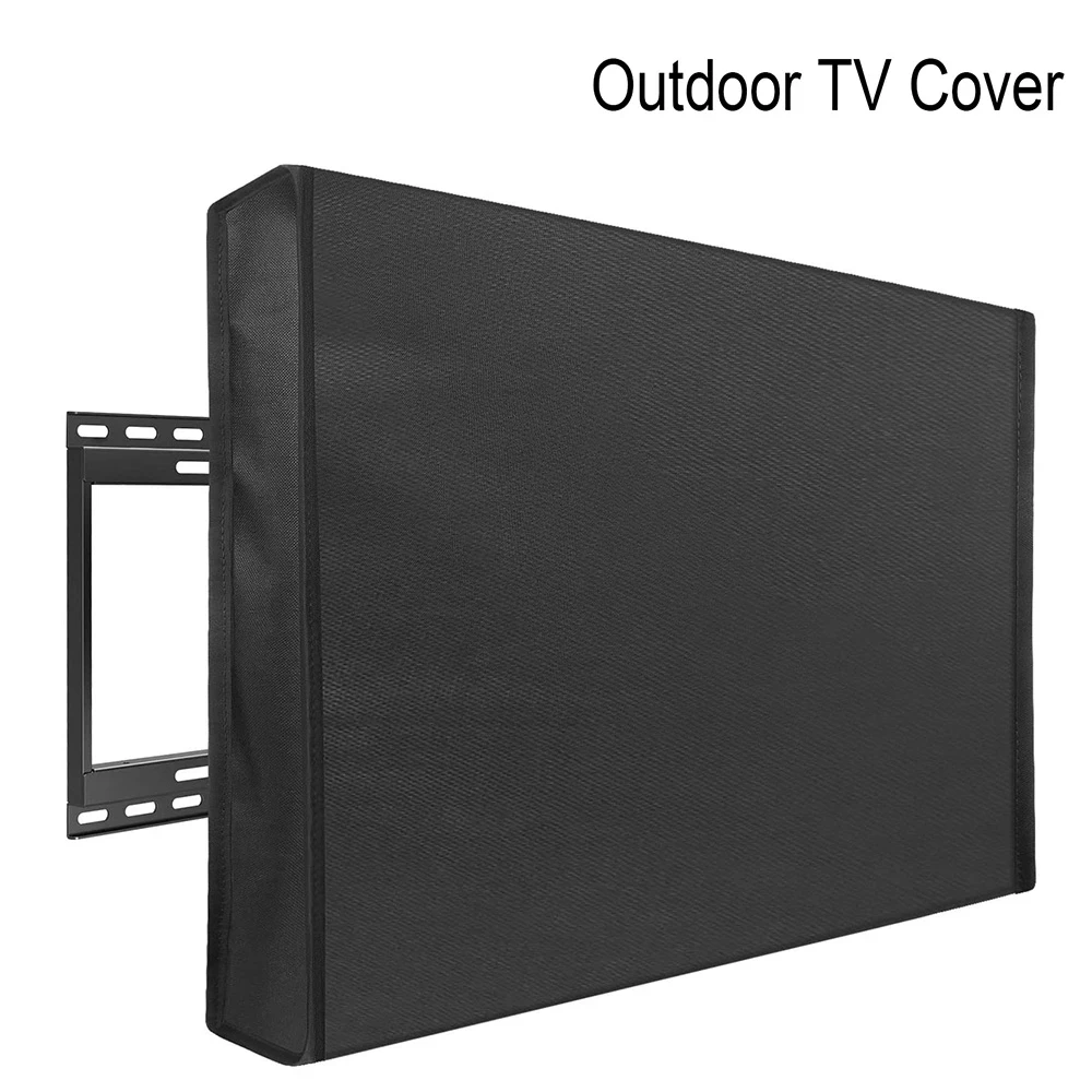 Elastic Outdoor TV Cover, Waterproof Oxford Fabric with Bottom Cover, Fits 22-70 inch Televisions - Image 7