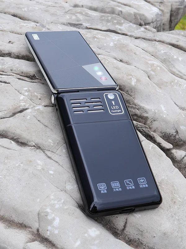 2.8" Dual Sim Card Elderly Big Push Button Flip Mobile Phone MP3 Unlocked Celular Wireless FM Torch 4050mah Clamshell CellPhone - Image 6